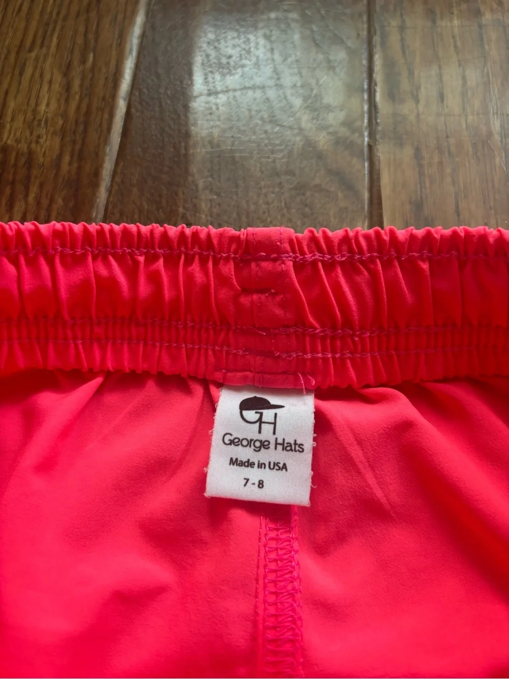 George Hats 7/8 Neon Pink Hybrid Shorts Swim Unlined